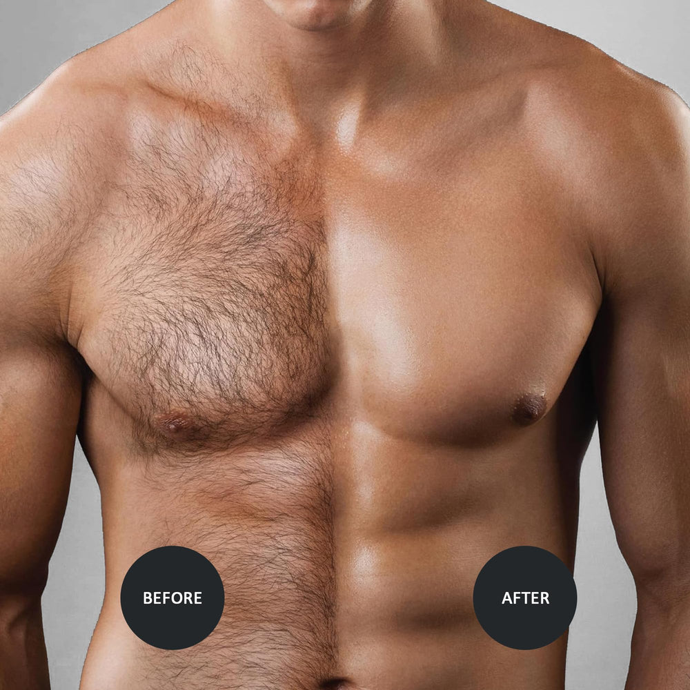Maxpearl full-body waxing kit in use for smooth results