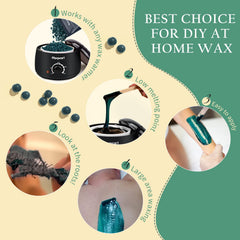 Maxpearl jasmine fragrance wax beads close-up highlighting pleasant scent during waxing.