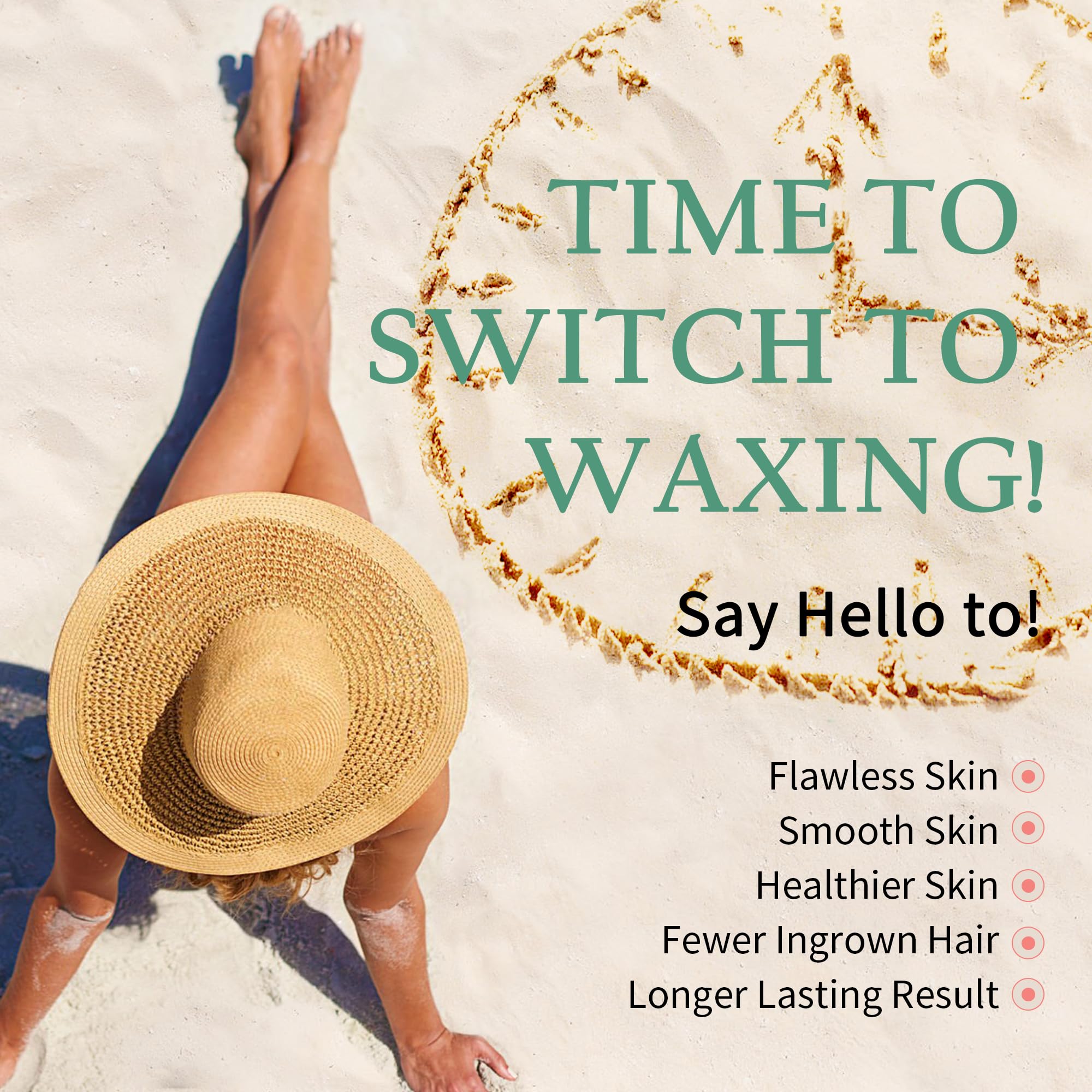 Maxpearl stripless wax removal shows clean peeling without skin residue