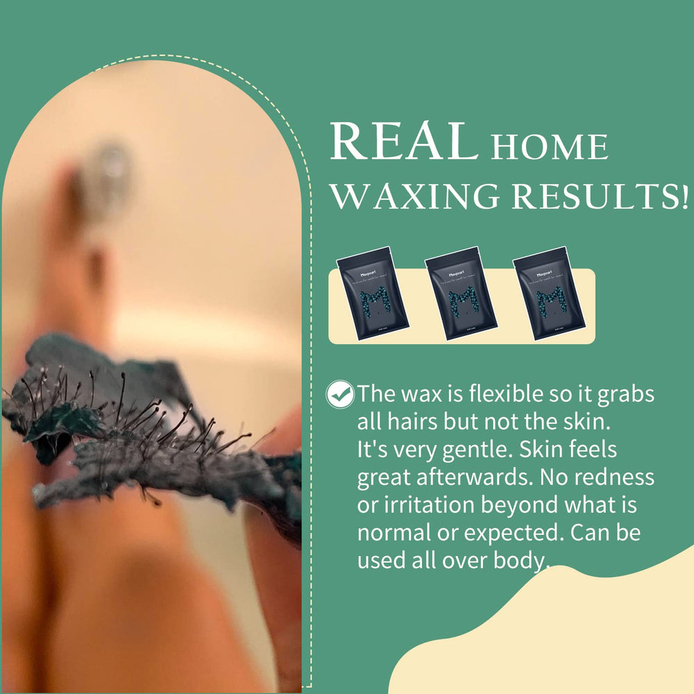Maxpearl underarms waxing image highlights smooth skin after gentle treatment.