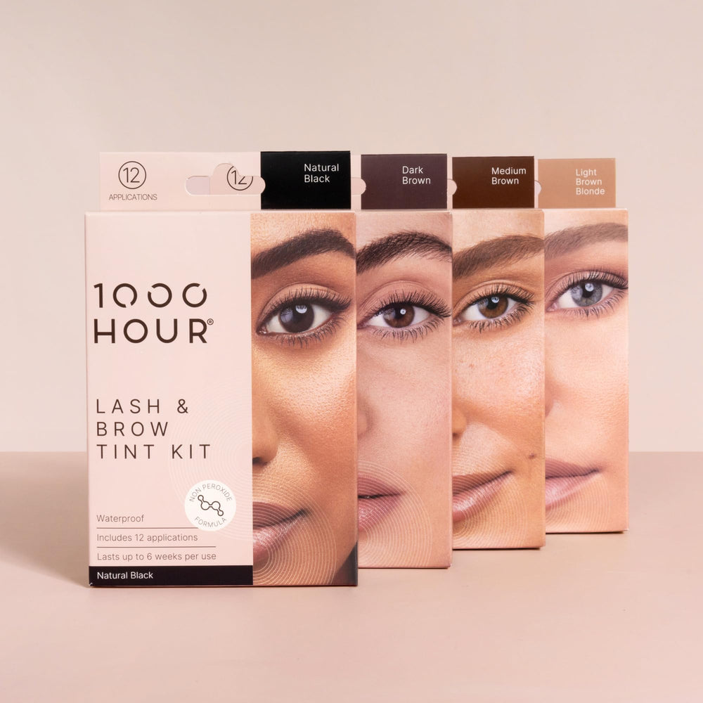 MaxRelief Brow Color Kit before and after brow enhancement