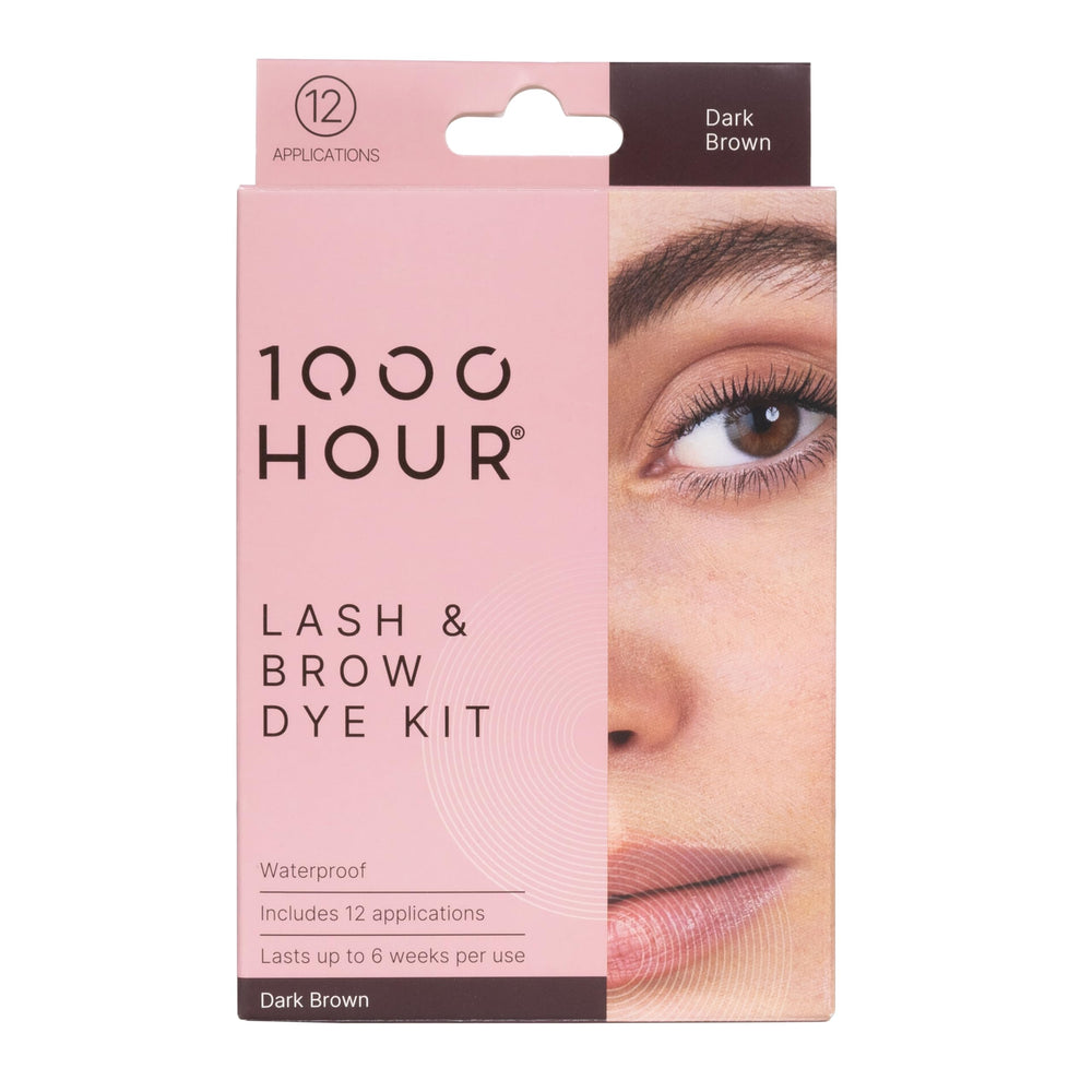 MaxRelief Brow Color Kit Dark Brown packaging for easy at-home use