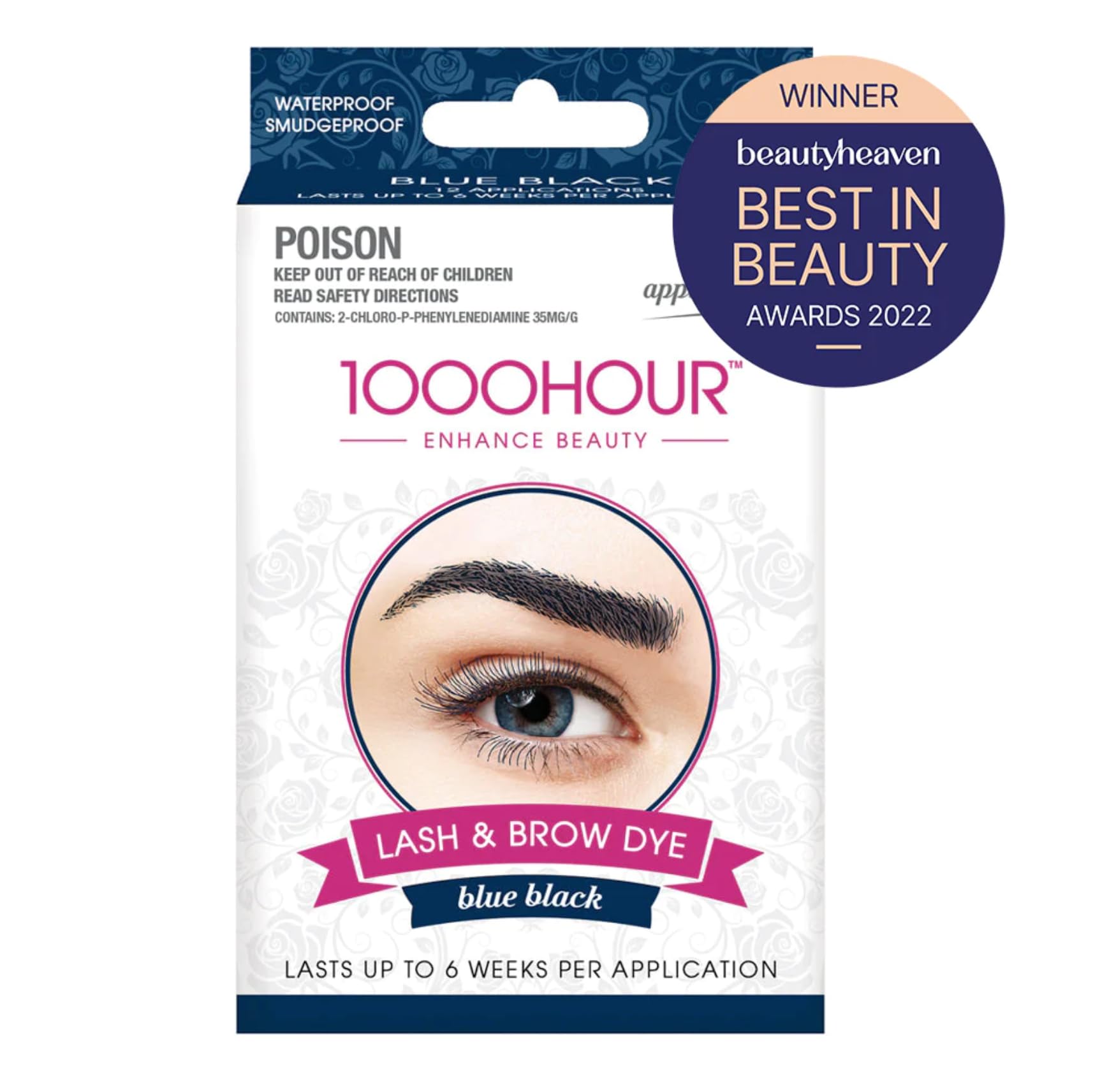 MaxRelief Brow Color Kit long-lasting effect up to six weeks