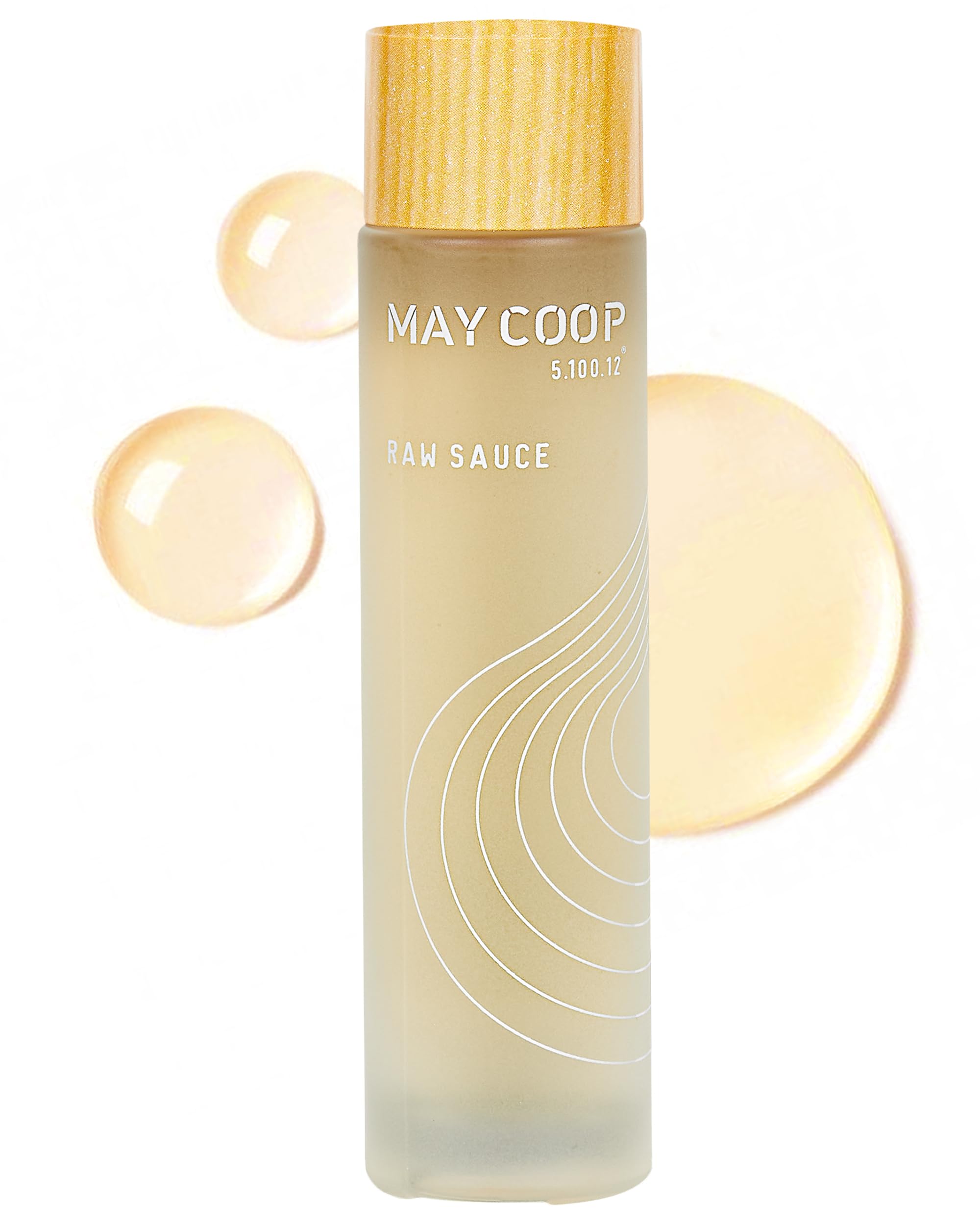 May Coop Raw Sauce Moisture Toner bottle offering deep hydration for dry skin