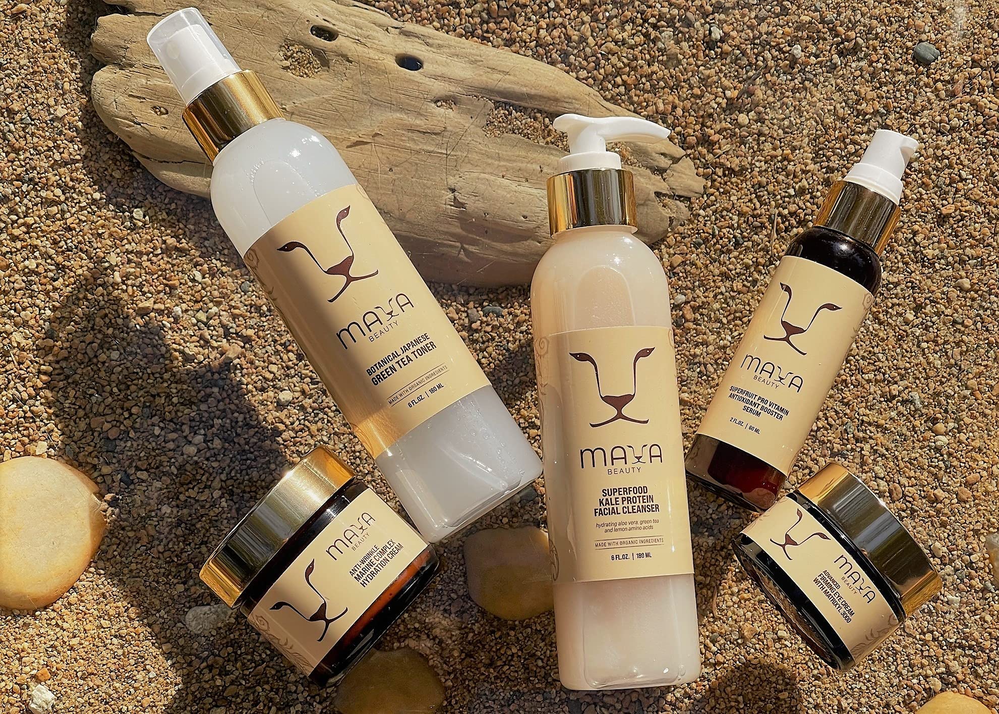 MAYA BEAUTY fragrance-free skincare suitable for sensitive skin and versatile routines.