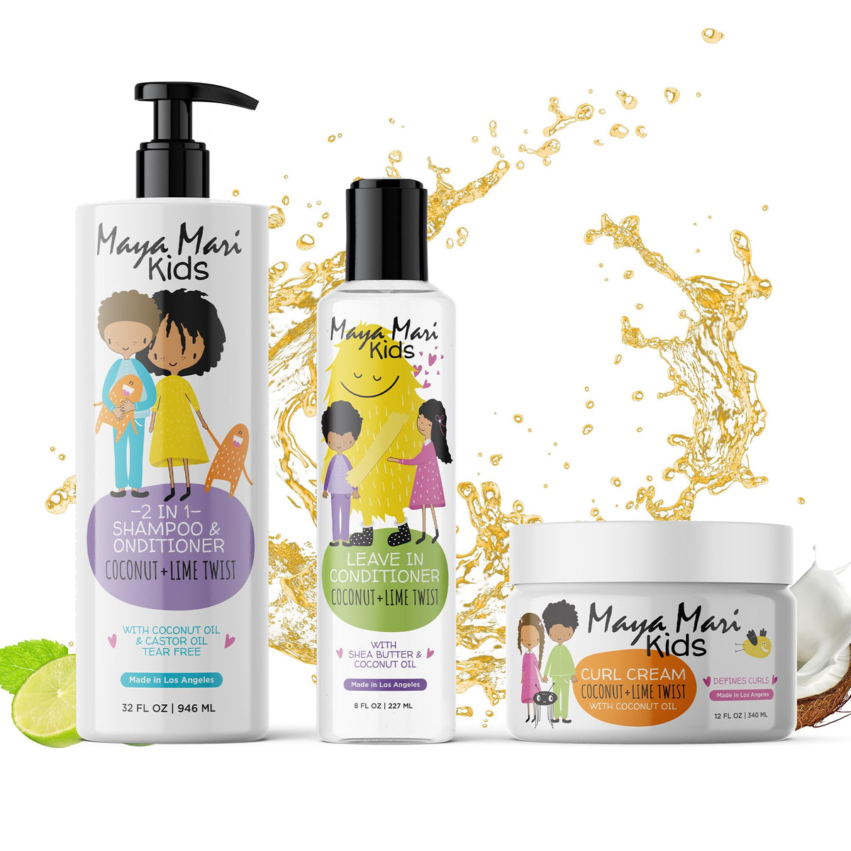 MAYA MARI Kids Gift Set packaging showing all three products for easy gift-giving