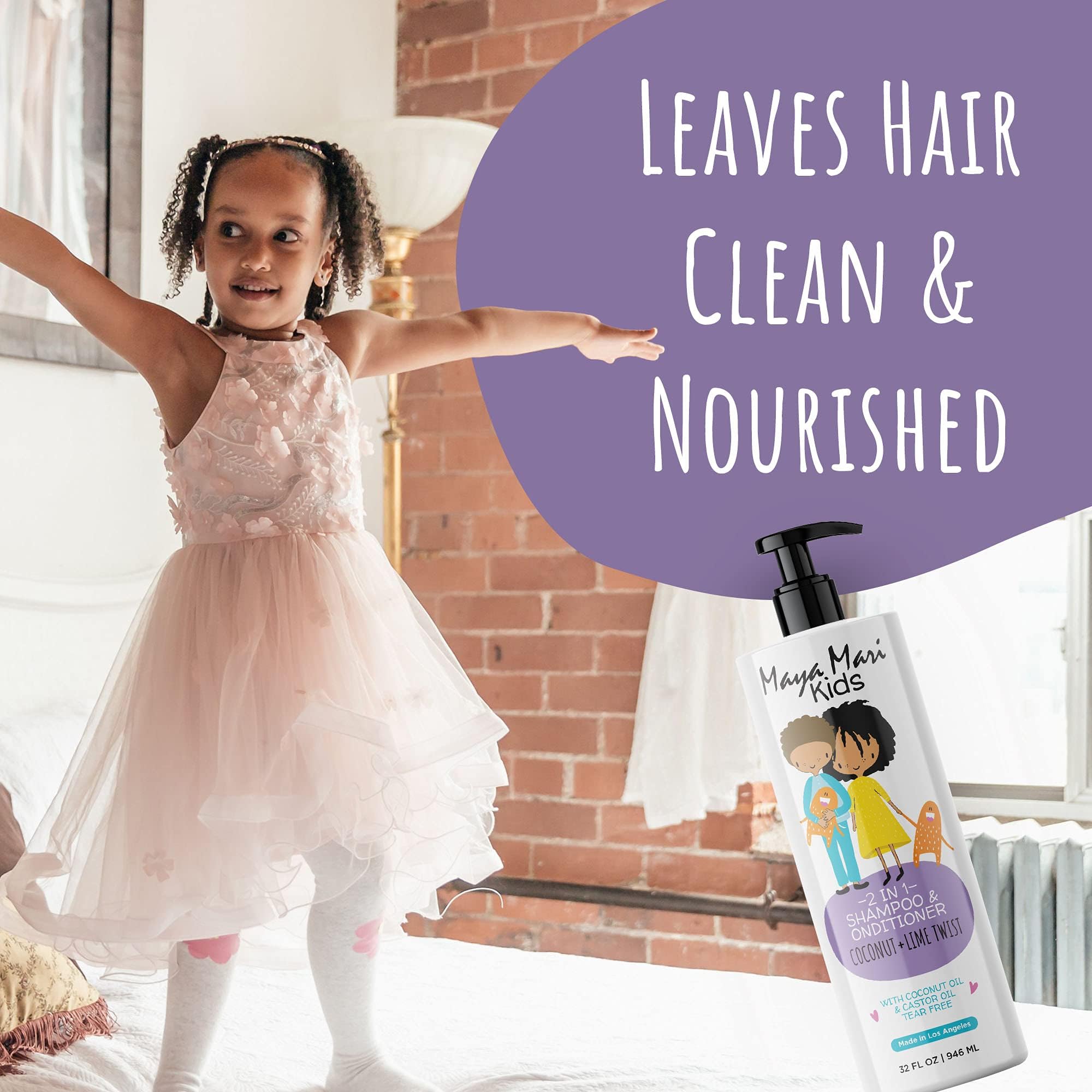 Maya Mari Kids Los Angeles-made bottle design supports local business.