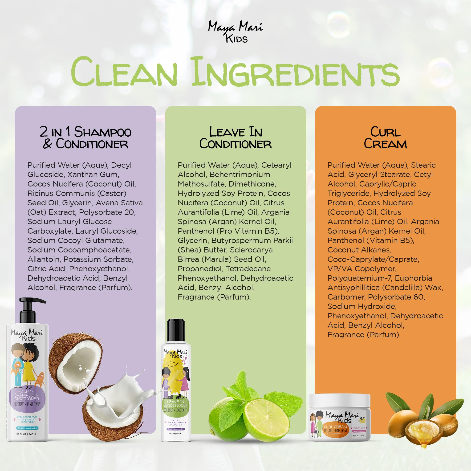 MAYA MARI long-lasting hydration keeps hair soft and manageable all day
