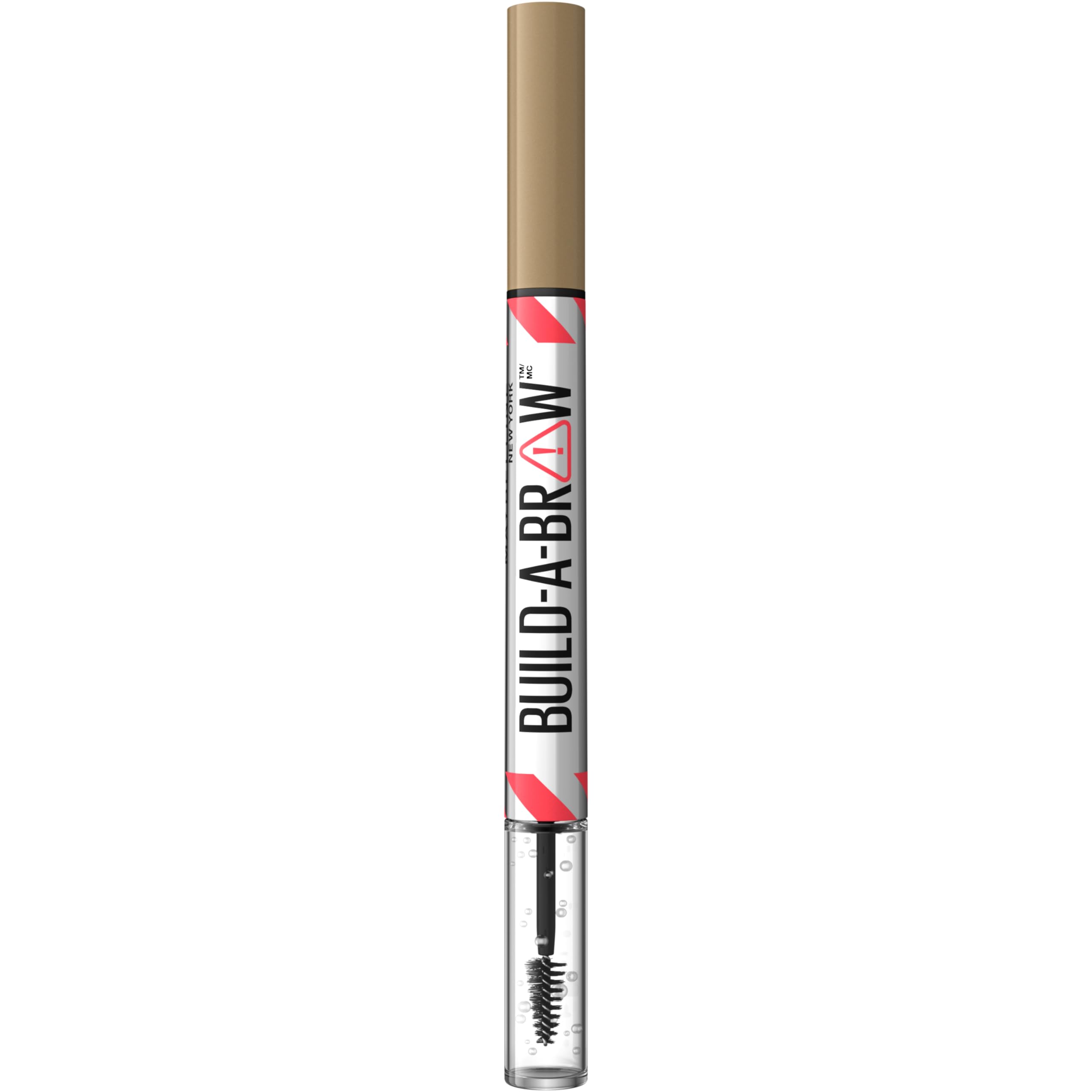 Maybelline Build-A-Brow compact packaging for travel touch-ups.