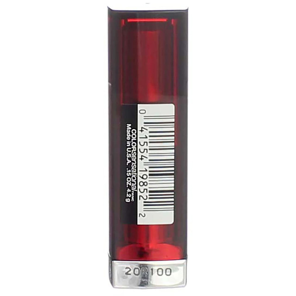 Maybelline Color Sensational Red Lipstick application on lip shows smooth glide