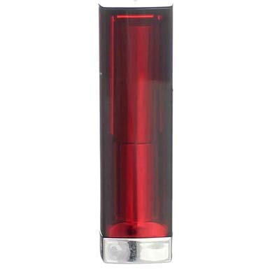 Maybelline Color Sensational Red Lipstick very cherry shade swatch close-up