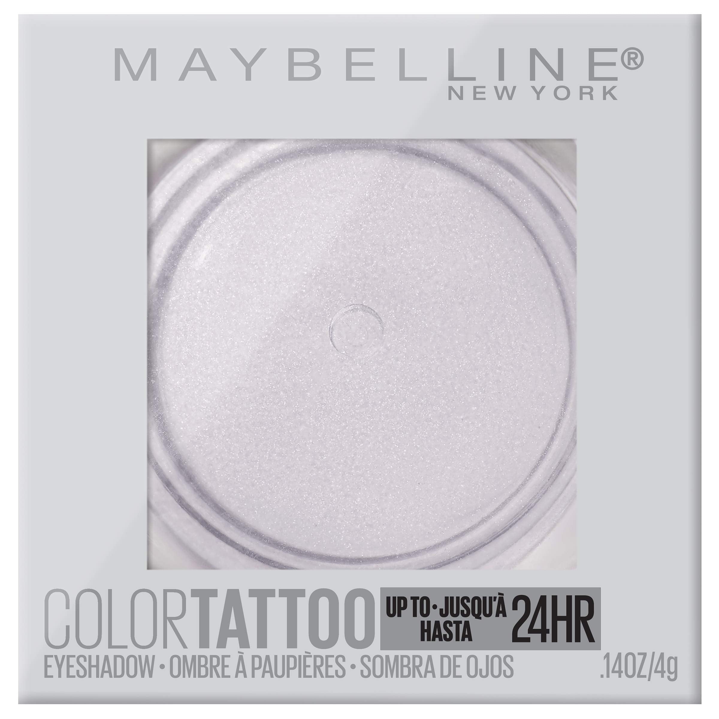 Maybelline Color Tattoo Chill Girl cream eyeshadow pot delivers crease-resistant, long-wearing color.