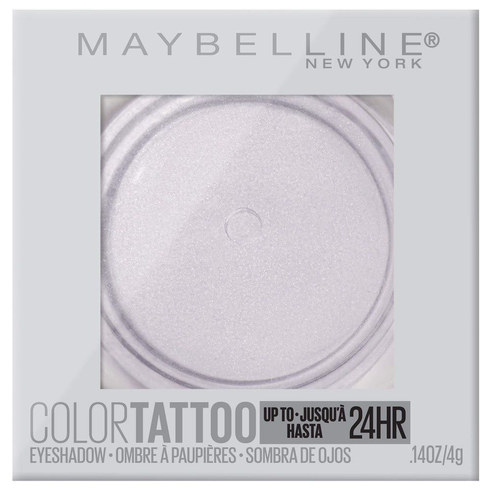 Maybelline Color Tattoo Chill Girl cream eyeshadow pot delivers crease-resistant, long-wearing color.