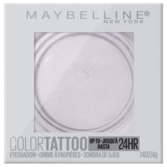 Maybelline Color Tattoo Chill Girl cream eyeshadow pot delivers crease-resistant, long-wearing color.