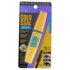 Maybelline Colossal waterproof mascara wand coats lashes for bold volume