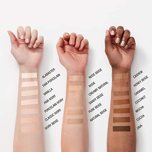Maybelline Dream Radiant Cashew 1oz swatch shows true color