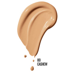 Maybelline Dream Radiant Cashew shade swatch demonstrating natural tone blend