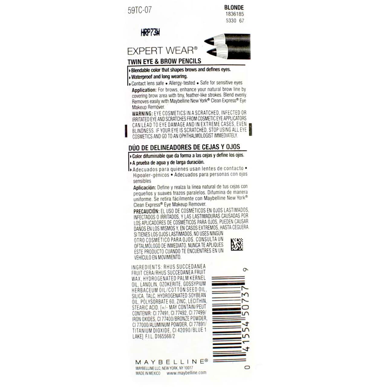 Maybelline Expert Eyes eye liner use highlights clean, defined eyes with smooth color.