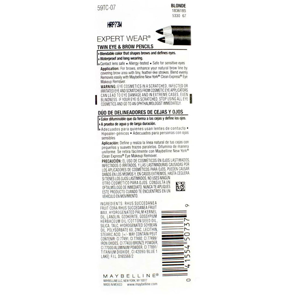 Maybelline Expert Eyes eye liner use highlights clean, defined eyes with smooth color.