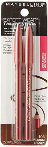 Maybelline Expert Eyes pencil on brows for natural, blendable definition