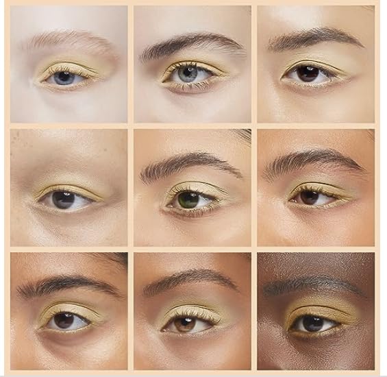 MAYBELLINE Linen shade on crease shows subtle definition with a light touch.