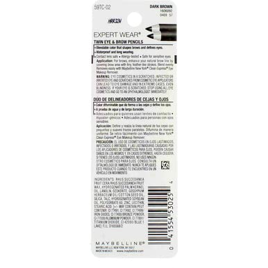 Two packs contain four pencils each for total eight in Maybelline set.