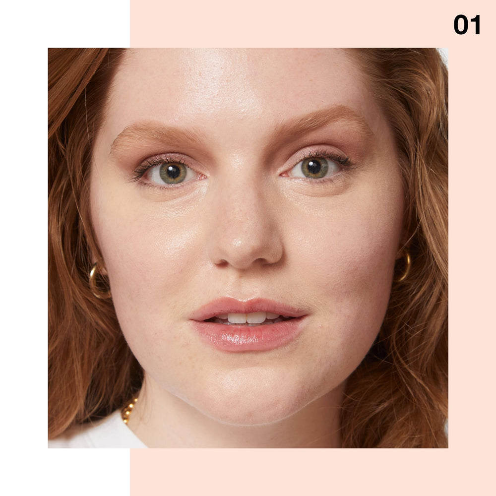Spot coverage of blemish with Maybelline Fit Me concealer.