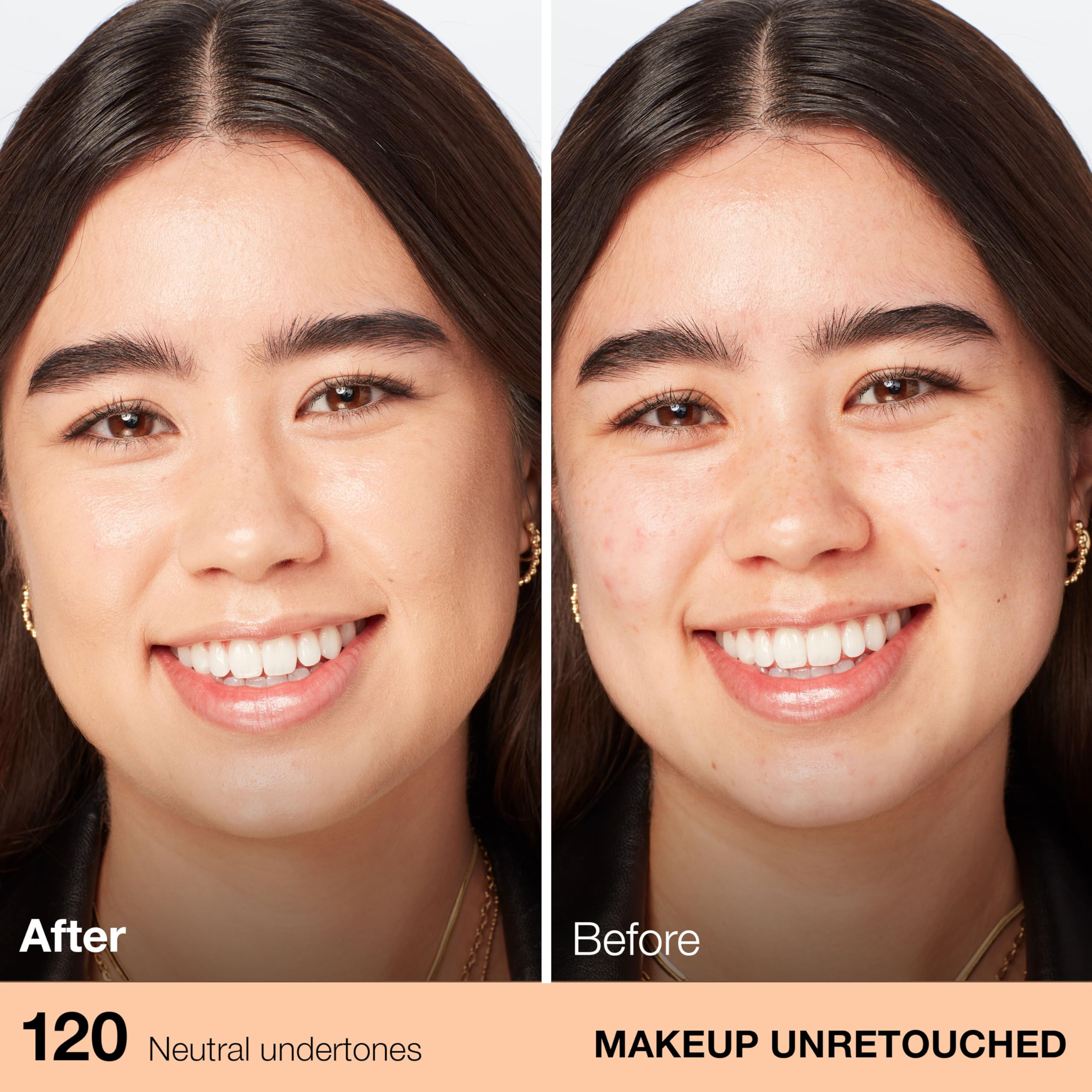 Maybelline Fit Me on skin displaying natural, buildable coverage.