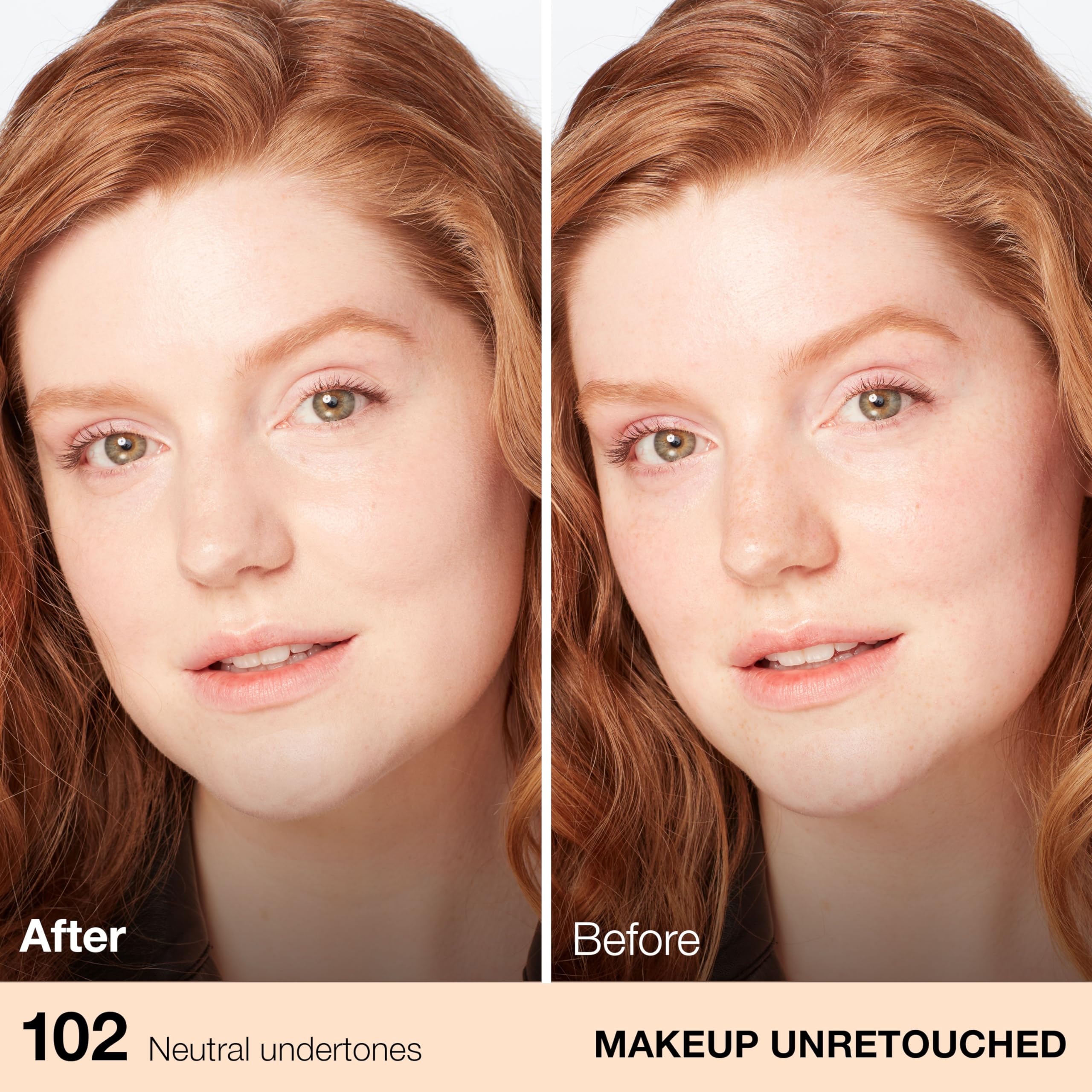 Maybelline Fit Me foundation being dispensed to show smooth, blendable texture.