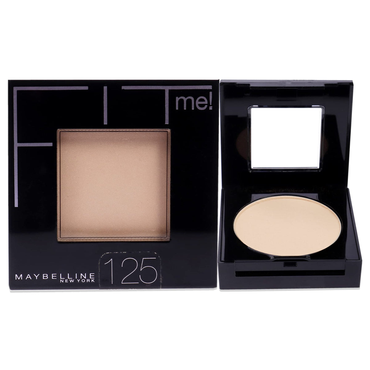 Maybelline Fit Me Set + Smooth Powder nude beige compact for a natural finish