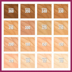 Foundation providing a natural, medium-coverage finish