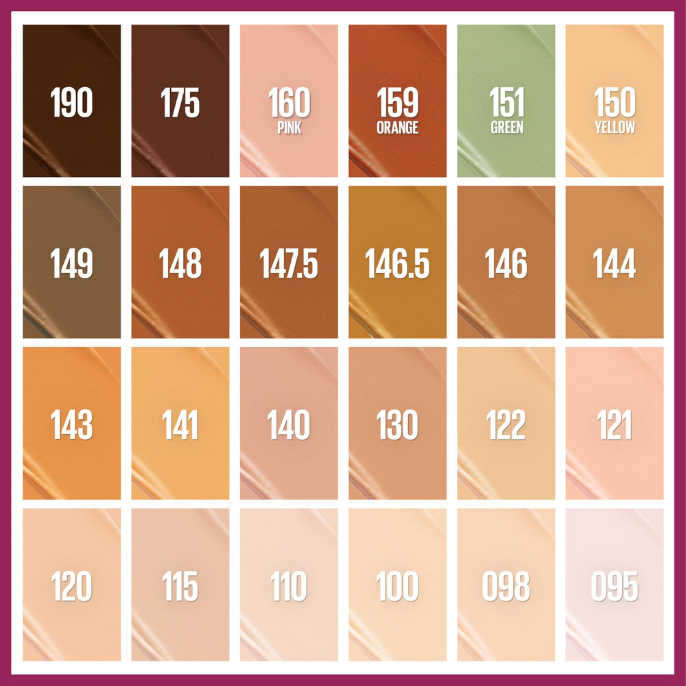 Maybelline Instant Age Rewind packaging shown for easy storage and travel.