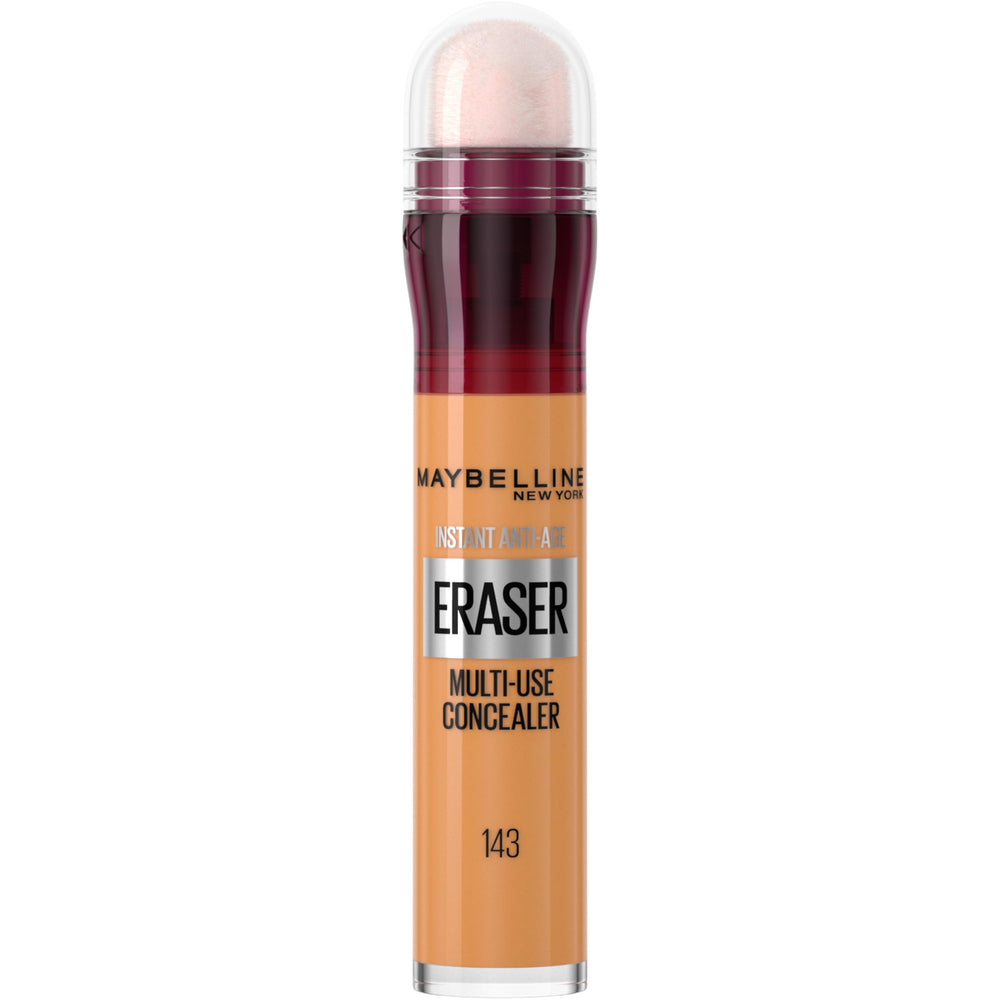 Maybelline Instant Age Rewind concealer tube enables quick, on-the-go coverage.