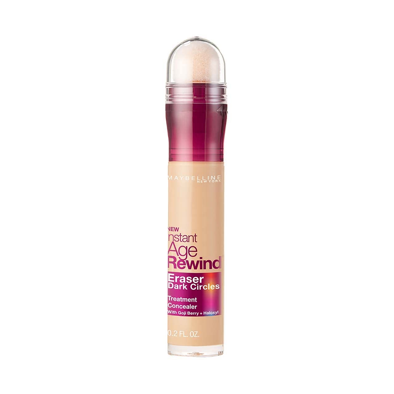 Creamy texture close-up of Maybelline Instant Age Rewind.