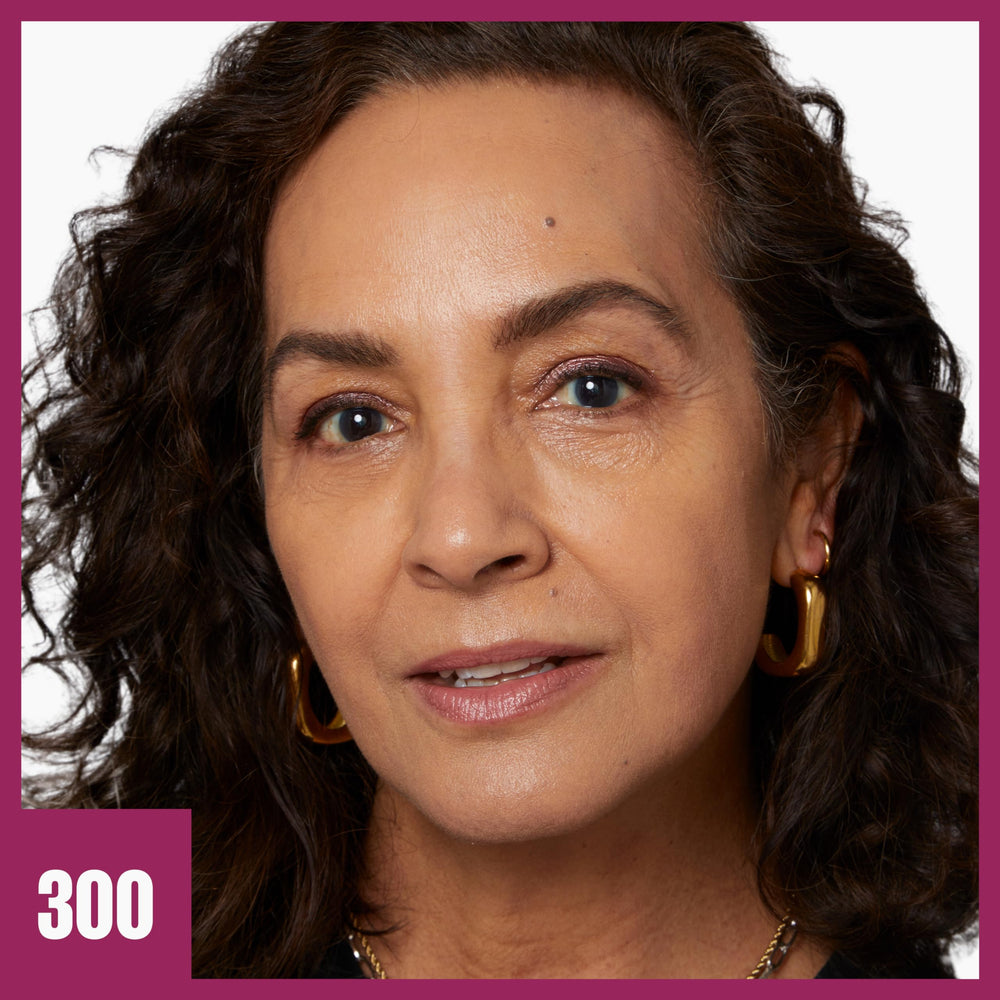 Maybelline Instant Age Rewind Eraser Foundation applied to the face for even tone