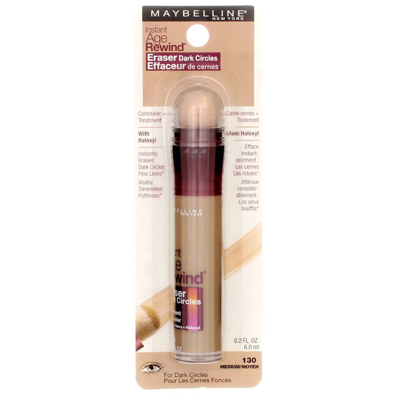 Maybelline Instant Age Rewind Eraser precision applicator for targeted concealing