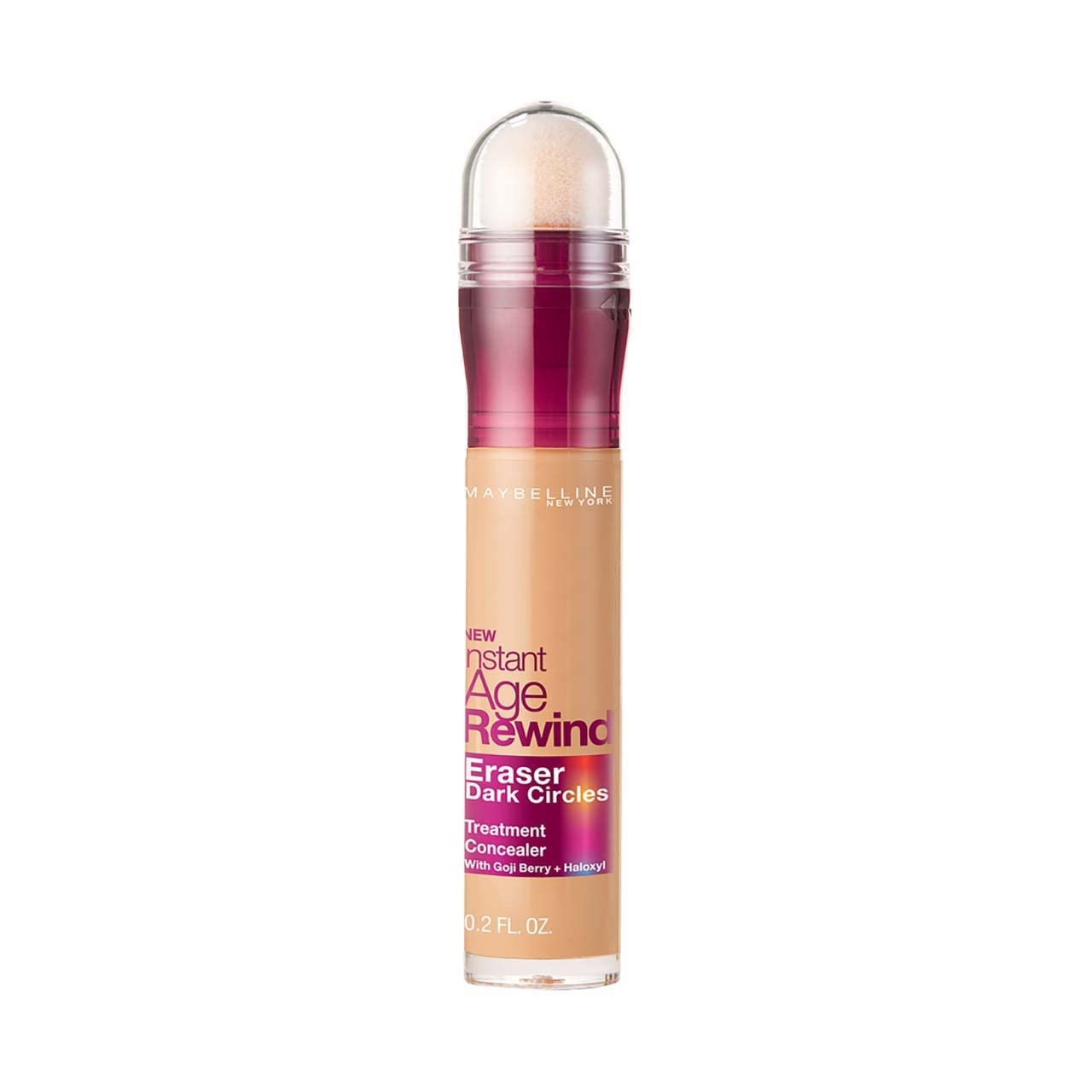 Maybelline Instant Age Rewind Eraser formula reduces puffiness for a refreshed look