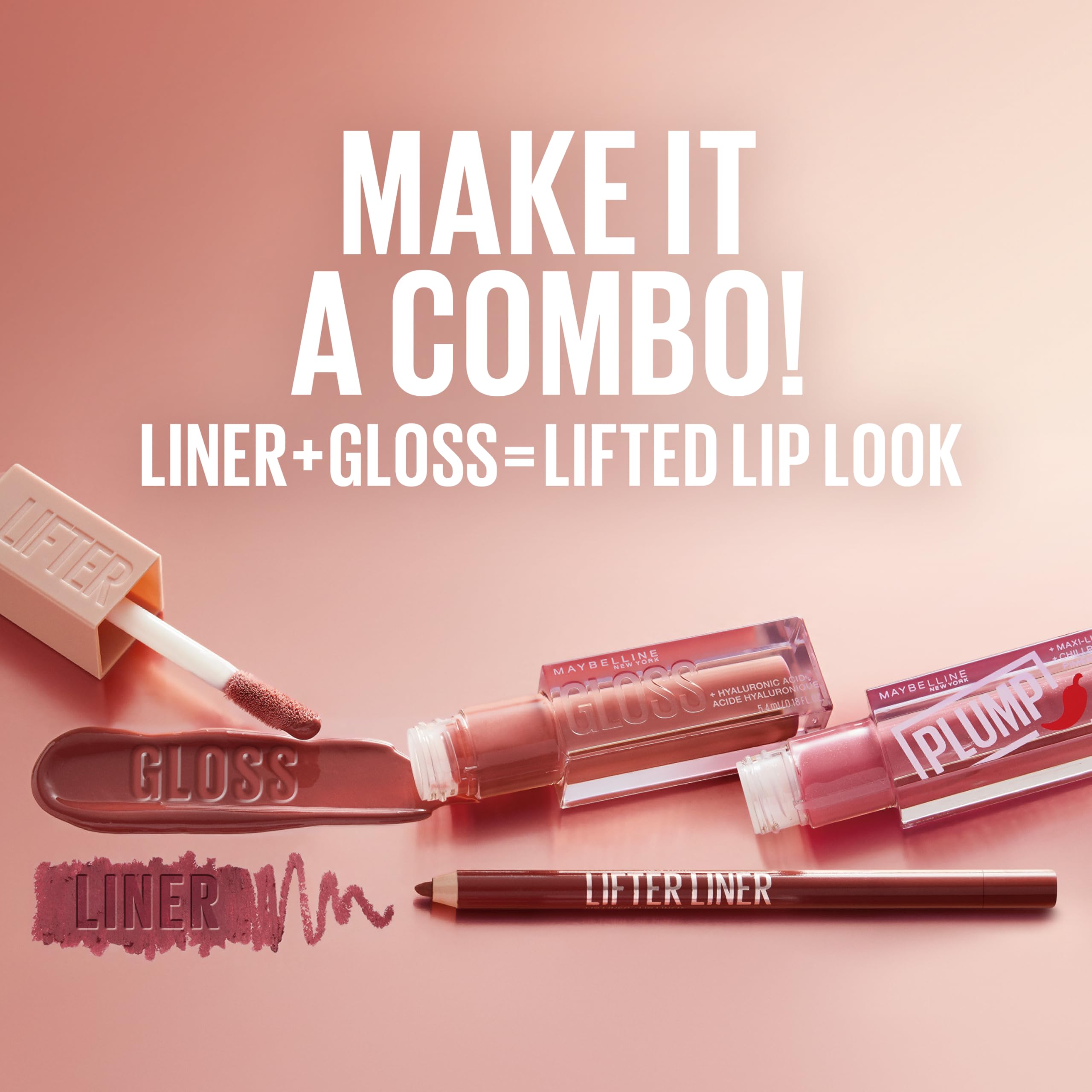 Maybelline Lifter Gloss offers a full range of shades for personalized looks
