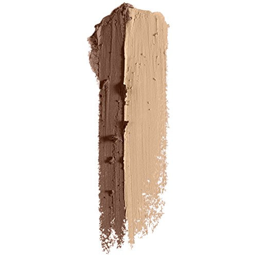 Maybelline Master Contour Duo Stick finished look with soft matte blend