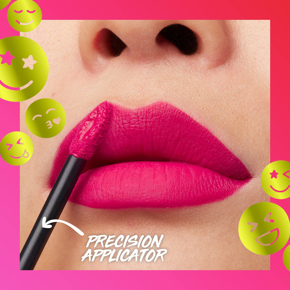 Maybelline Moodmakers packaging design emphasizes playful mood-enhancing lip color.