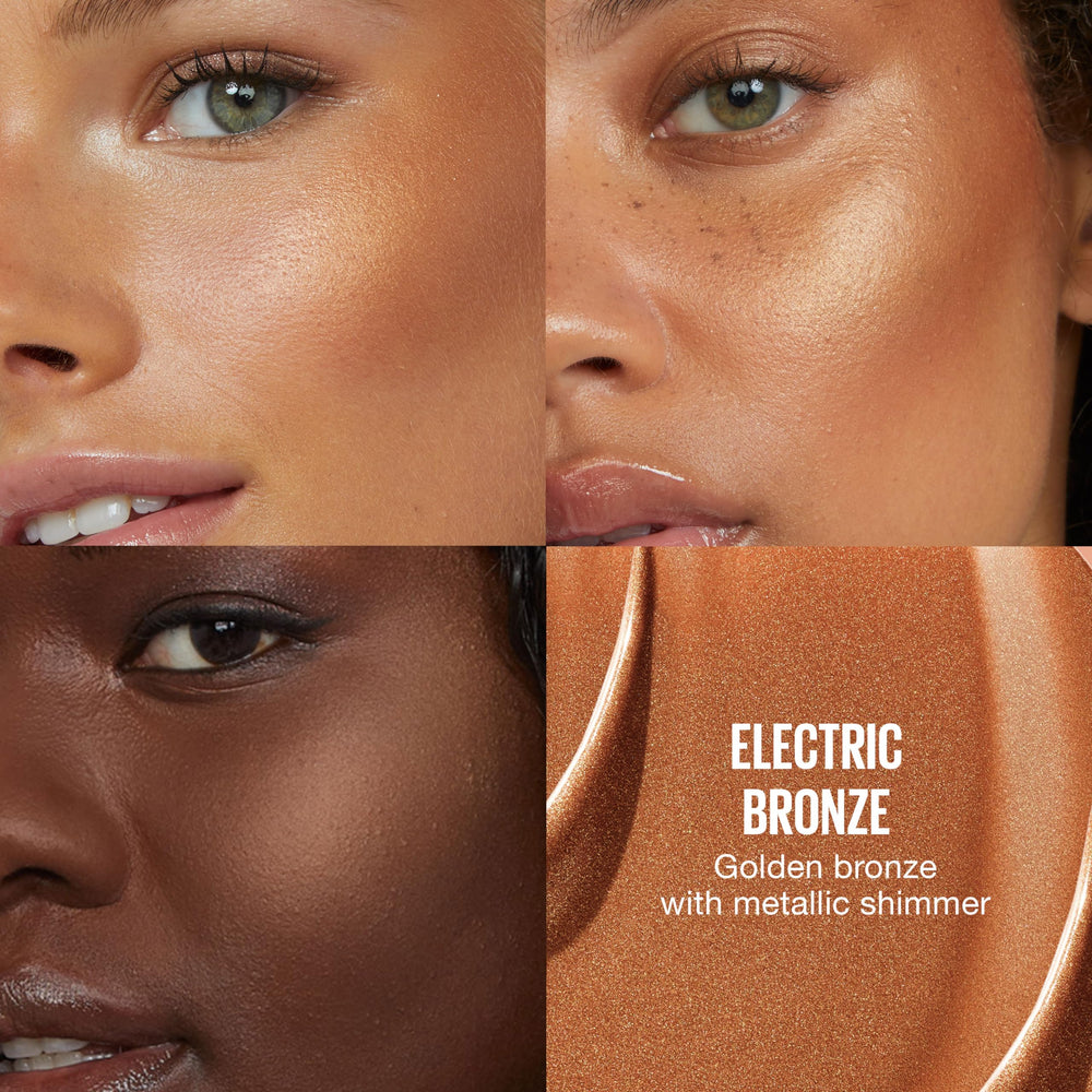 Maybelline Sunkisser on cheeks delivering a soft, sun-kissed finish.
