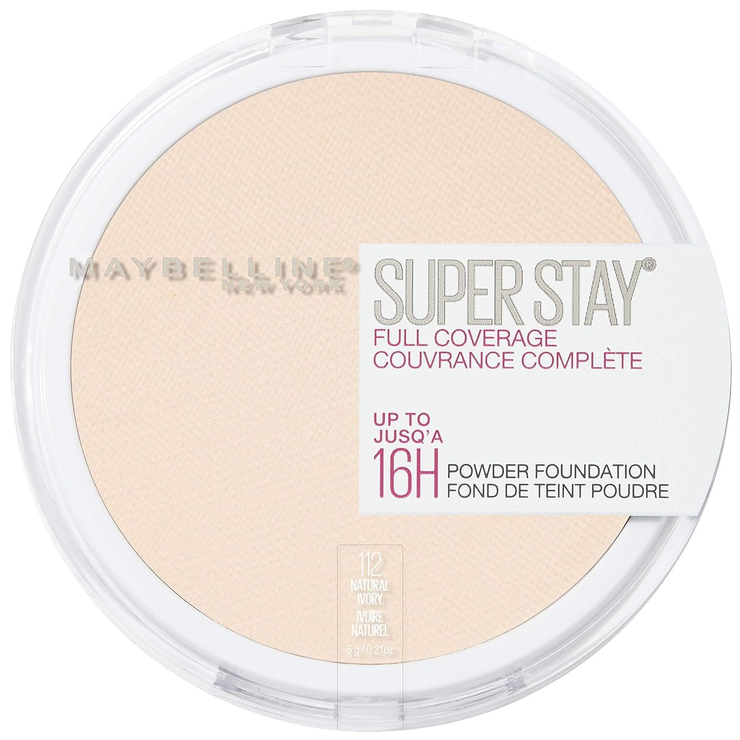 Maybelline Super Stay full coverage powder foundation compact for all-day matte look