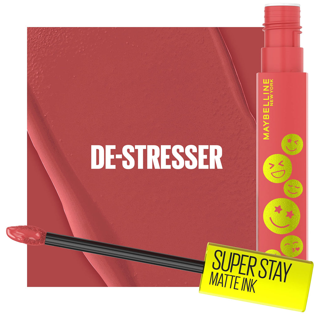 Maybelline Super Stay Matte Ink drying process ensures a transfer-resistant matte finish.