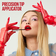 Huntress shade on lips with a soft, velvety matte finish