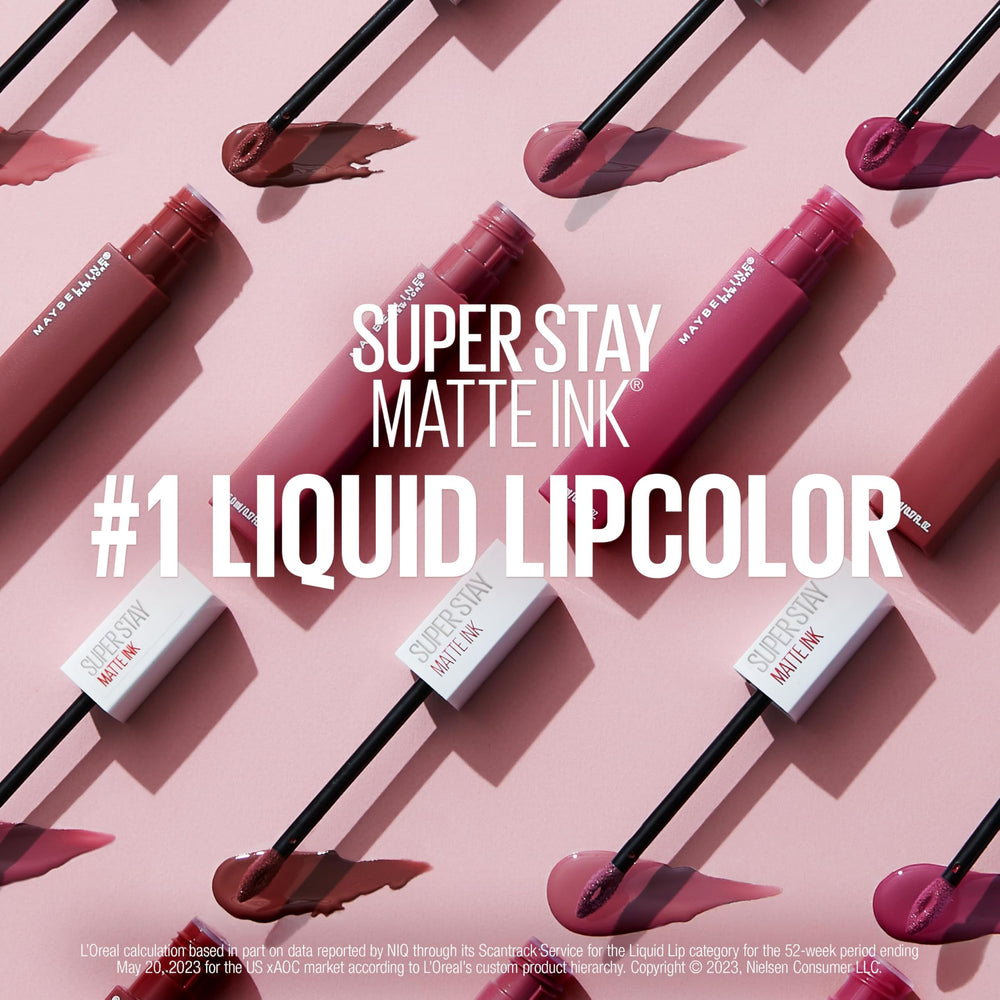 Packaging variations of Maybelline Super Stay Matte Ink shown