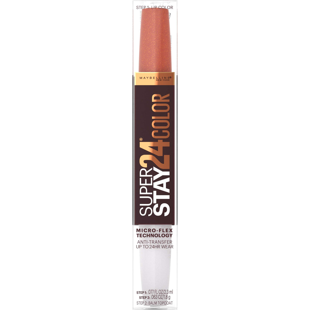 Precision-tip applicator for Maybelline SuperStay 24 ensures precise lip line