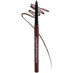 Maybelline Unstoppable eyeliner pencil with self-sharpening tip for precise all-day definition.