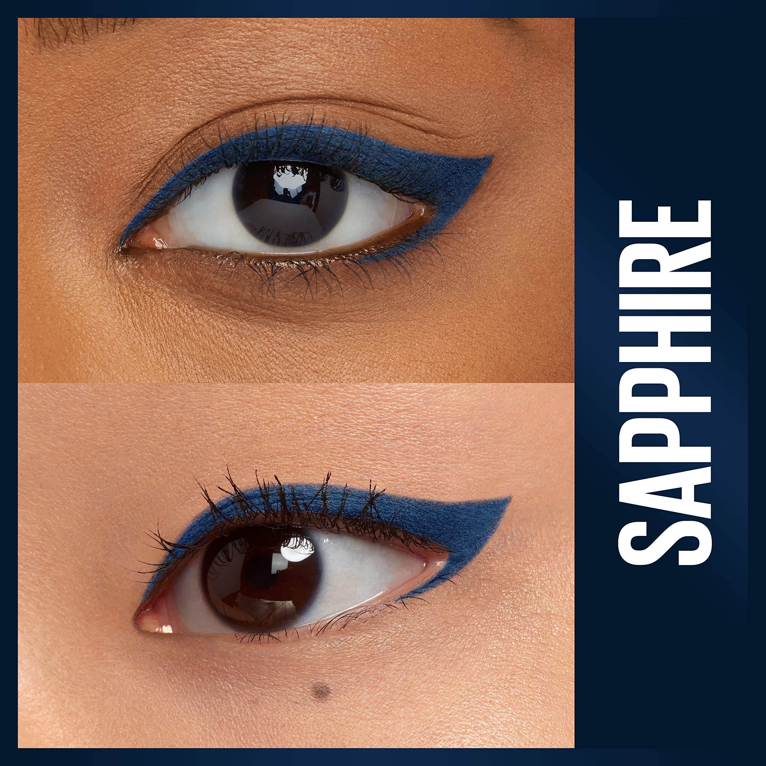 Maybelline Unstoppable mechanical pencil tip close-up showing self-sharpening precision.