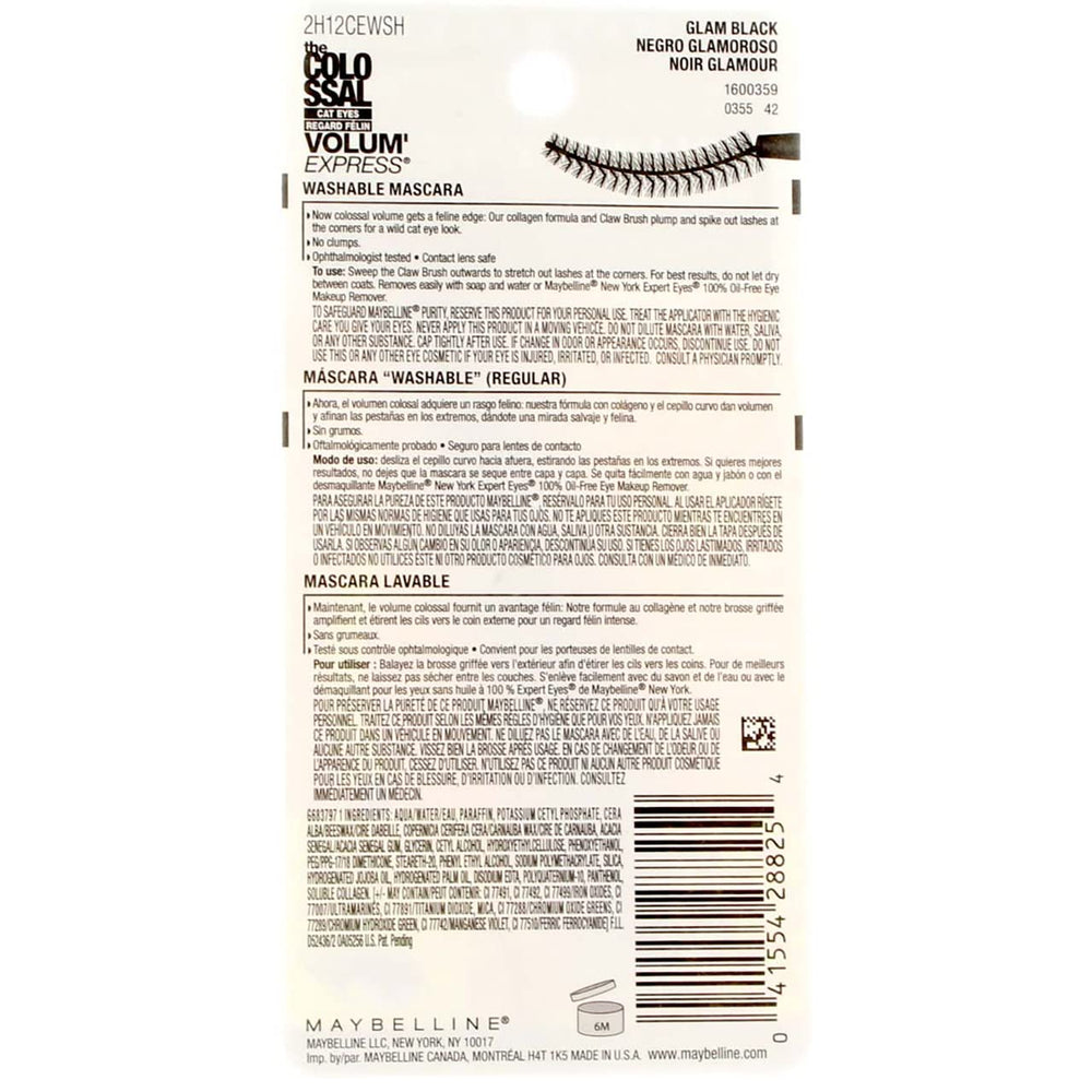 Maybelline Volumexpress Cat Eyes mascara pack of three tubes