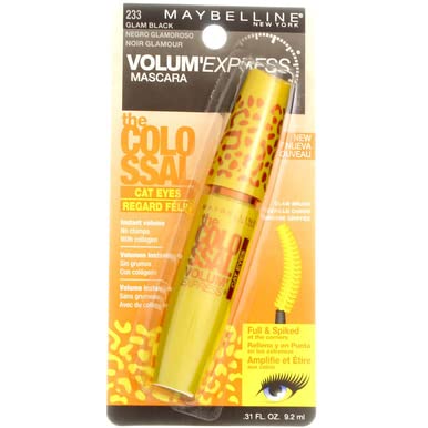 Maybelline Volumexpress Cat Eyes mascara washable formula for daily wear